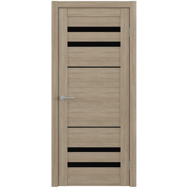 Межкомнатные двери Albera Пекин ДО (черное стекло) купить с доставкой