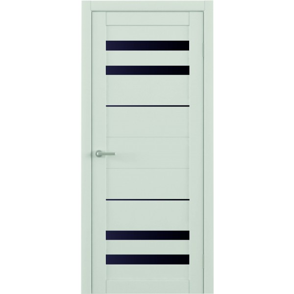 Межкомнатные двери Albera Пекин ДО (черное стекло) купить с доставкой