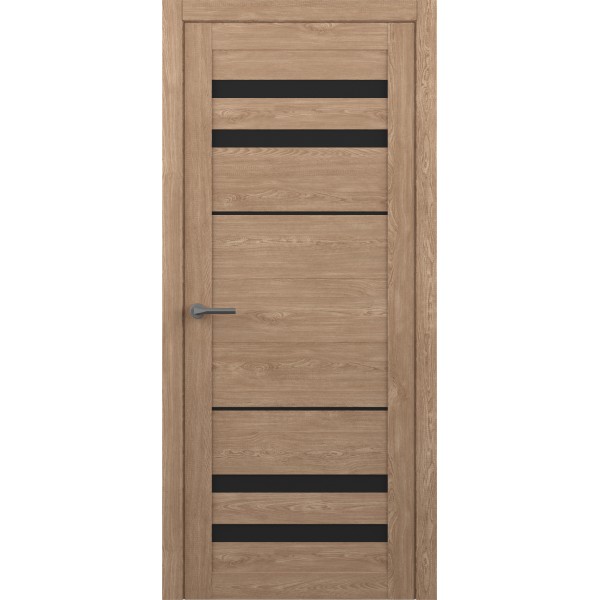 Межкомнатные двери Albera Пекин ДО (черное стекло) купить с доставкой