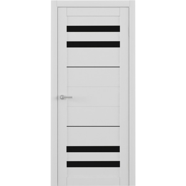 Межкомнатные двери Albera Пекин ДО (черное стекло) купить с доставкой