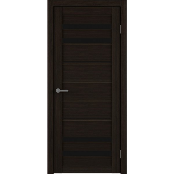 Межкомнатные двери Albera Пекин ДО (черное стекло) купить с доставкой