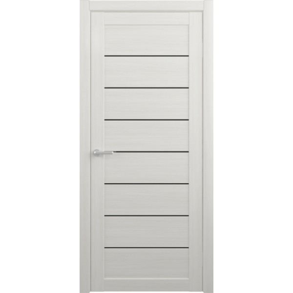 Межкомнатные двери Albera Сеул ДО (черное стекло) купить с доставкой