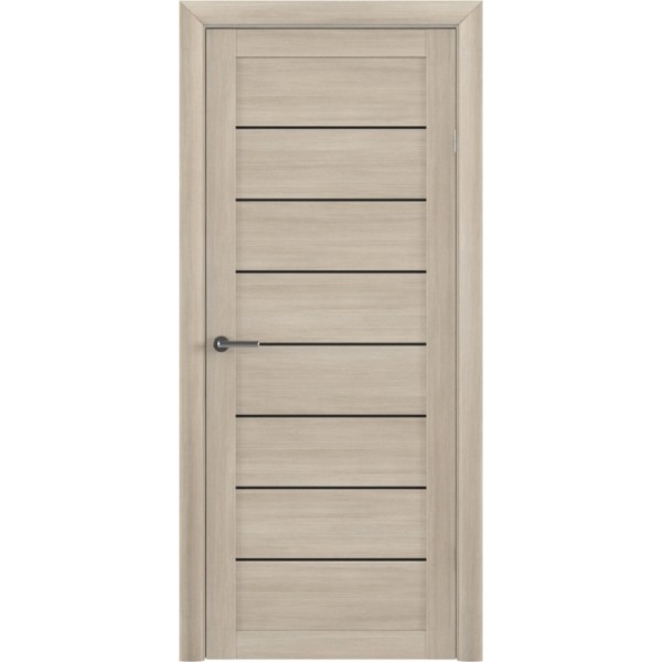 Межкомнатные двери Albera Сеул ДО (черное стекло) купить с доставкой