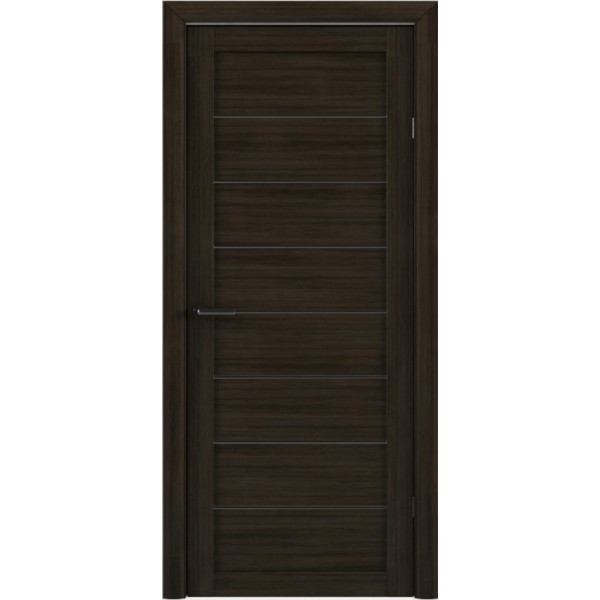 Межкомнатные двери Albera Сеул ДО (черное стекло) купить с доставкой