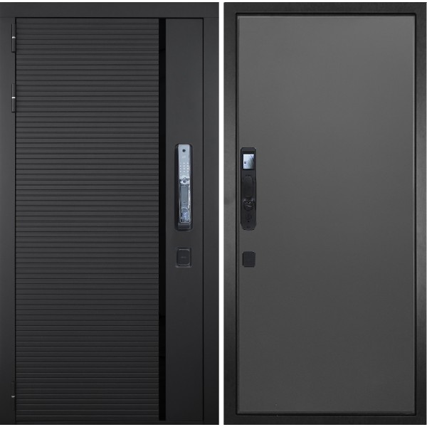 Входная дверь ГРАНИТ ПИАНО СМАРТ 77 (Умный замок)  купить с доставкой