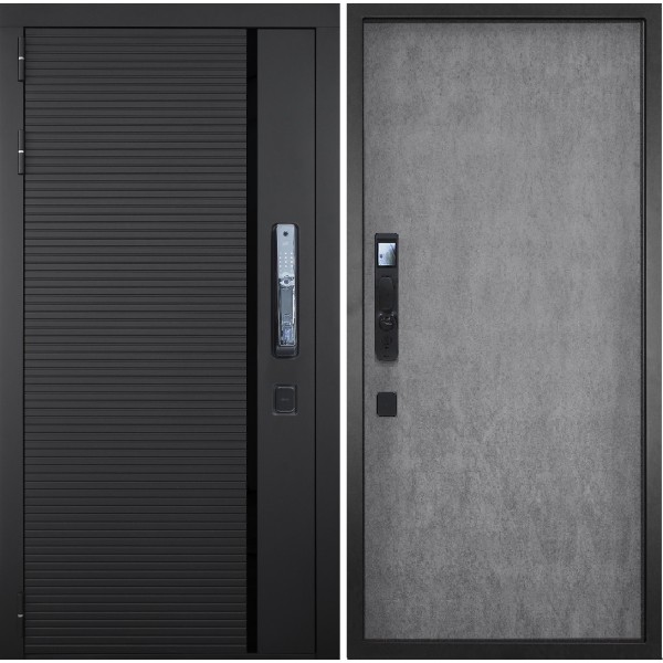 Входная дверь ГРАНИТ ПИАНО СМАРТ 77-1 (Умный замок)  купить с доставкой