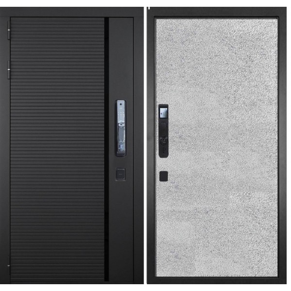 Входная дверь ГРАНИТ ПИАНО СМАРТ 77-1 (Умный замок)  купить с доставкой
