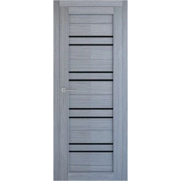 Межкомнатные двери BAFA Техно 16 Дуб пепельный Черный лакобель купить с доставкой