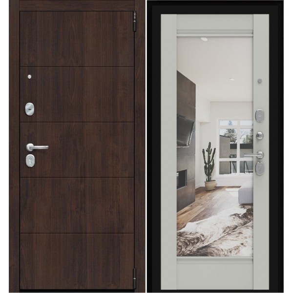 Входная дверь Elporta Porta R 4.K41 Almon 28/Nardo Grey купить с доставкой