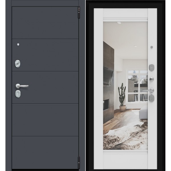 Входная дверь Elporta Porta R 4.K41 Graphite Pro/Alaska купить с доставкой
