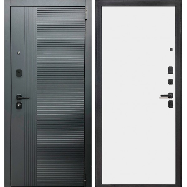 Входная дверь Elporta Porta R 89.50.1 Graphite Pro/Super White купить с доставкой