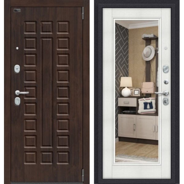 Входная дверь Elporta Porta S 51.П61 Almon 28/Bianco Veralinga купить с доставкой