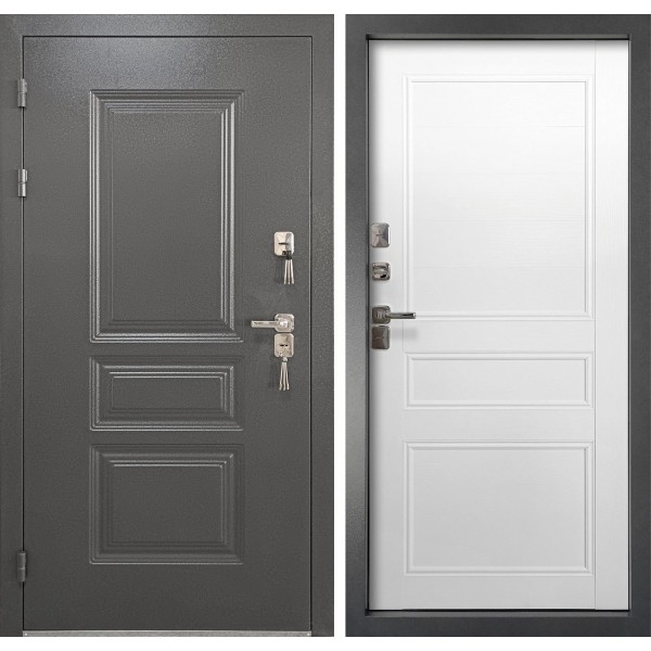 Входная дверь Промет Винтер Графит (терморазрыв)   купить с доставкой