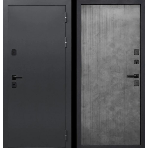 Входная дверь Гарда ISOTERMA (Букле графит) с терморазрывом  купить с доставкой
