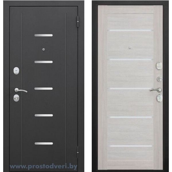 Входная дверь Гарда Муар Царга Лазер (Лиственница бежевая) купить с доставкой